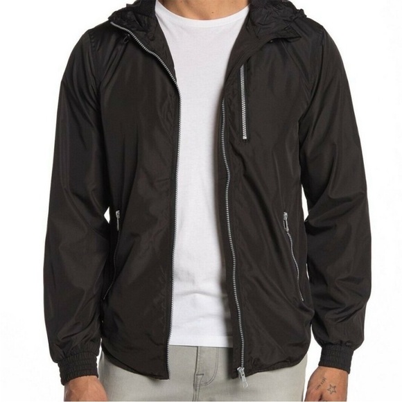 Slate & Stone Men's Oliver Hooded Track Jacket - Picture 1 of 12